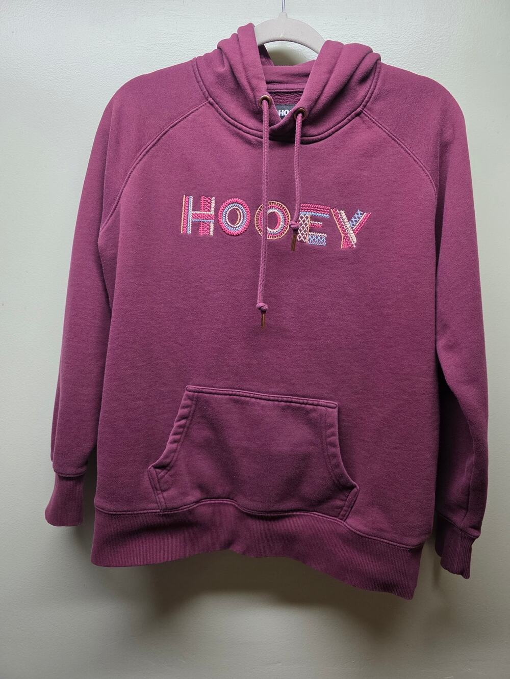 Hooey Artisan Women's Hoodie Embroidered Aztec Western Size M